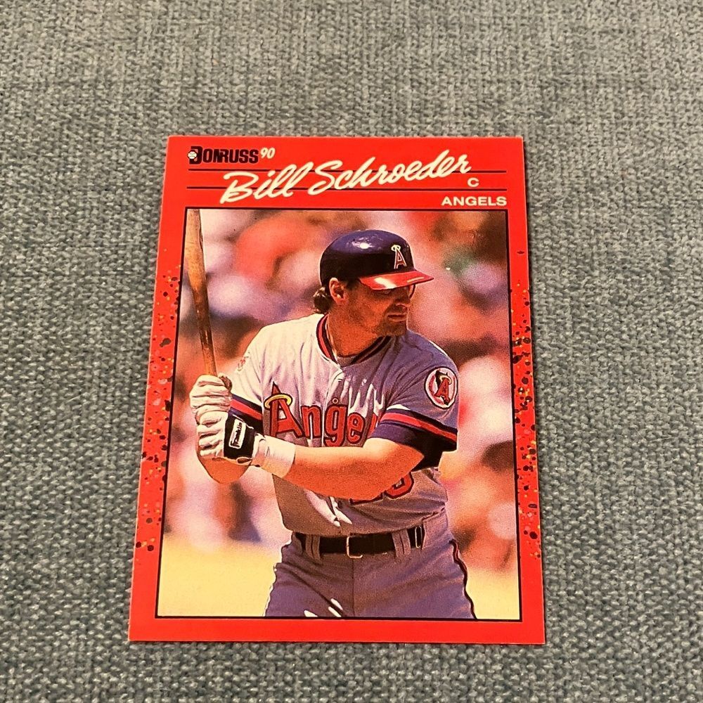 1990 Donruss Anaheim Angels Baseball Card Trading Card